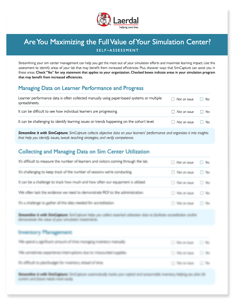 SimCapture Self-Assessment