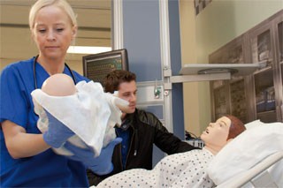 Obstetrical/gynecological patient simulator - SimMom - Laerdal