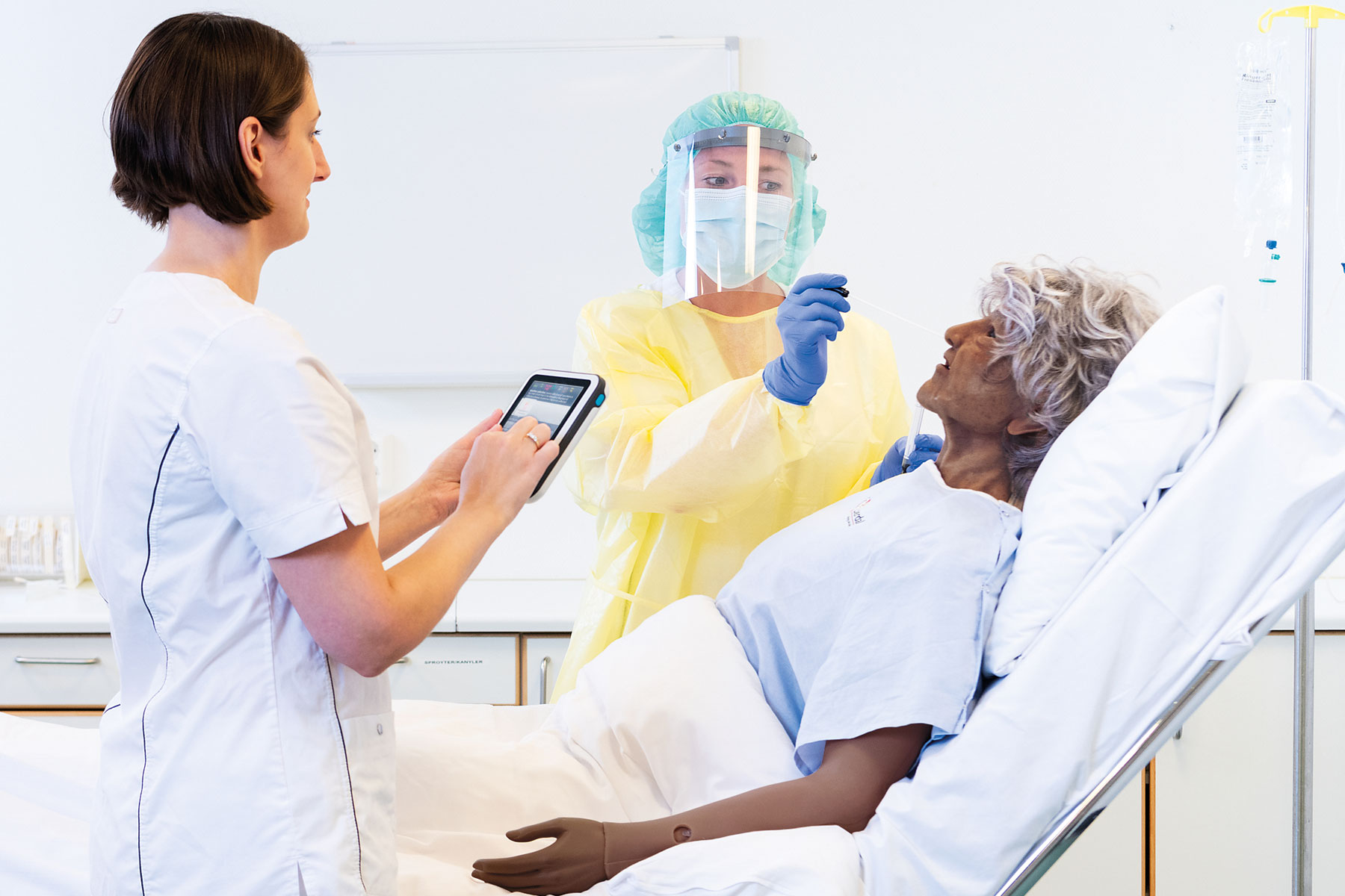 Simulation in a hospital