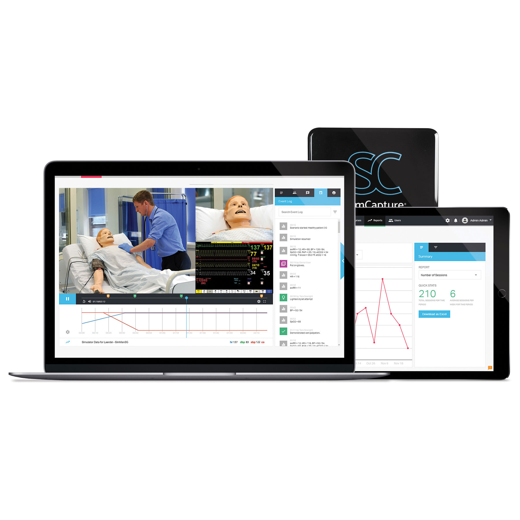 Virtual Product Showcase SimCapture | Laerdal Medical