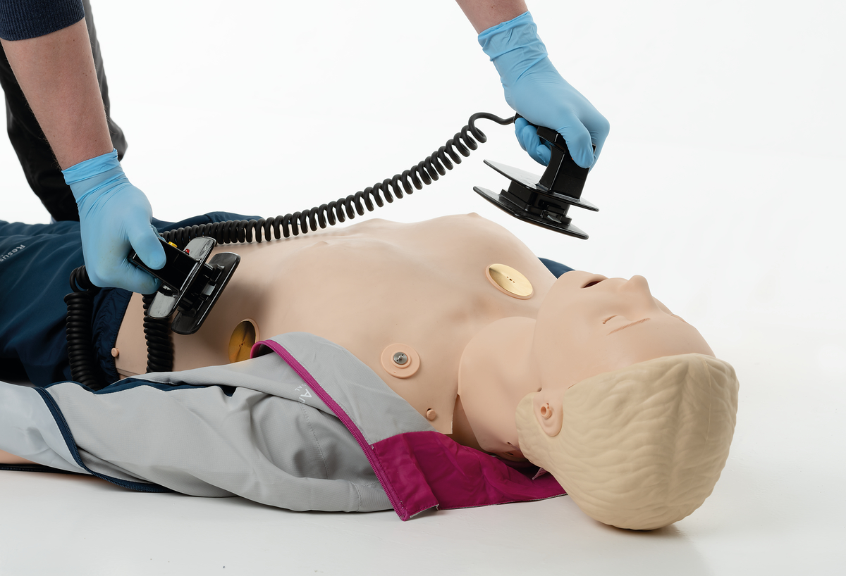 Paddle defibrillation laerdal resusci anne qcpr full body Resusci Anne Advanced SkillTrainer 8ln3868
