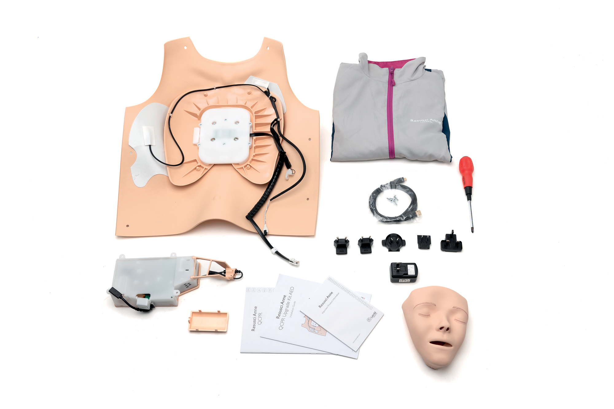 Opgraderingssættet Resusci Anne QCPR AED