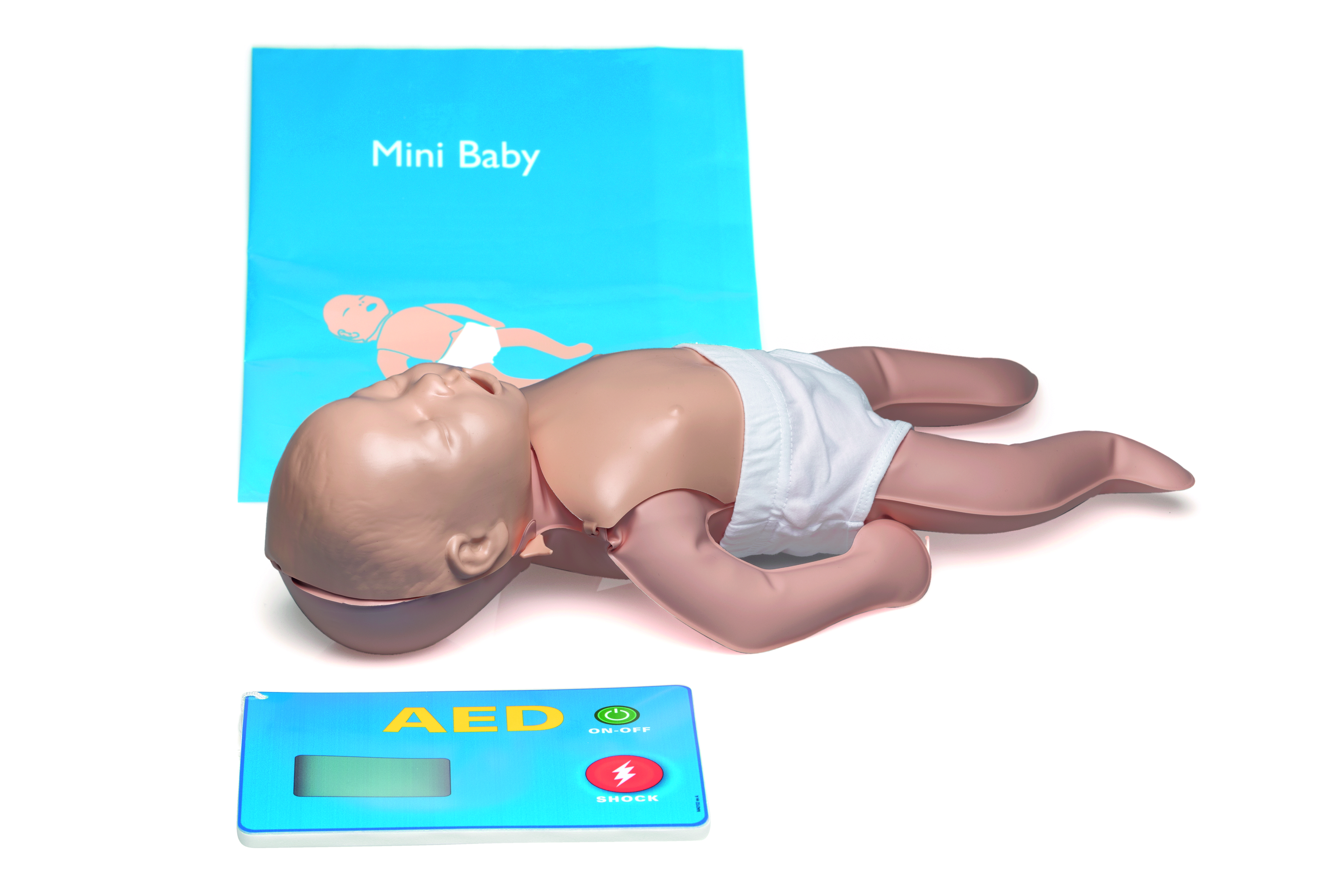 Dmuchany fantom do nauki podstawowej resuscytacji niemowląt Mini Baby