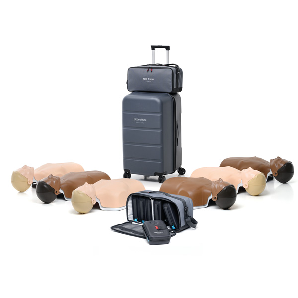 Zestaw szkoleniowy do nauki RKO Fantom Little Anne i AED