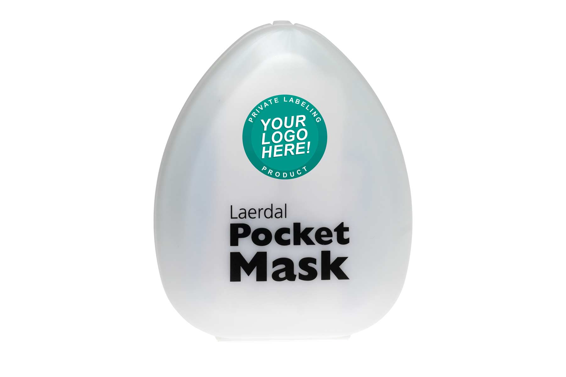 Pocket Mask hard case with customized logo