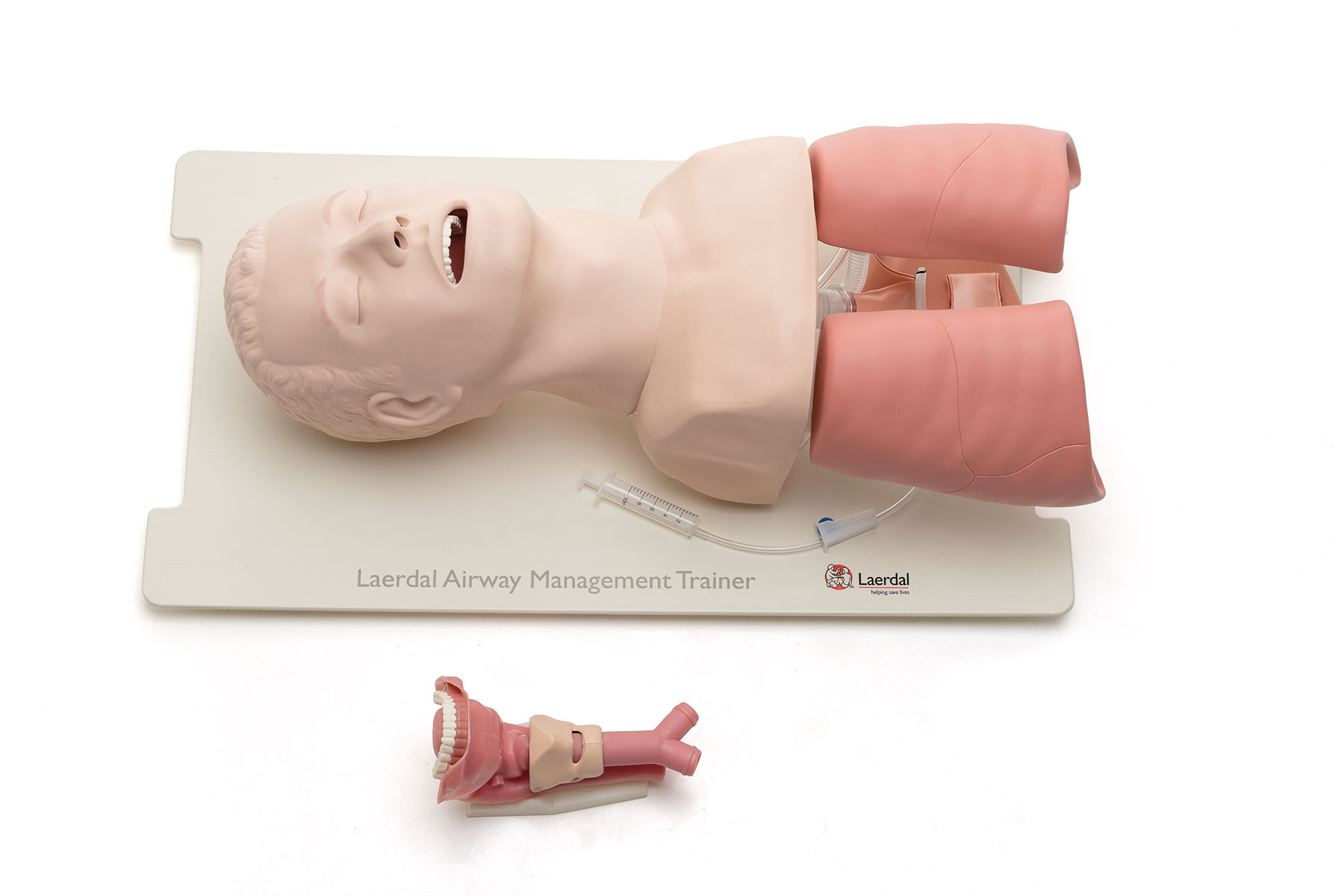 for Nursing Training Models Intubation Head Teaching Study Model Intubation Manikin with Alarm Monitor Patient Education and Teaching Airway Management Trainer 