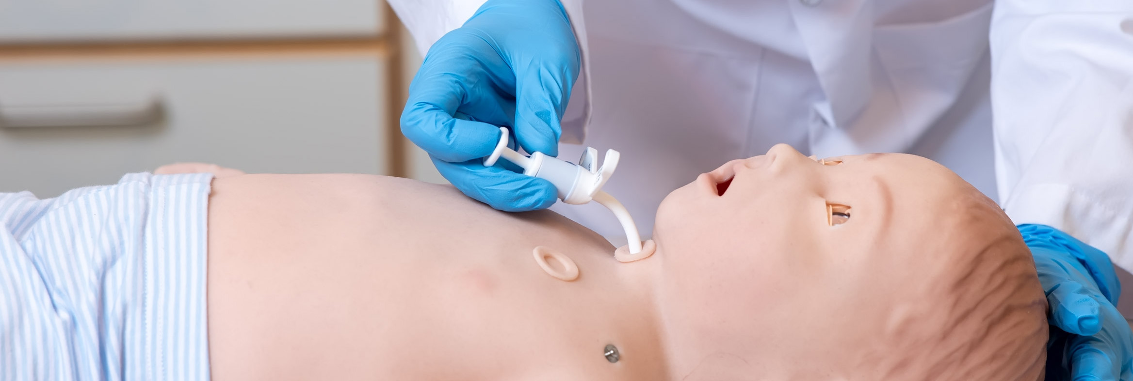 SimBaby with Tracheostomy