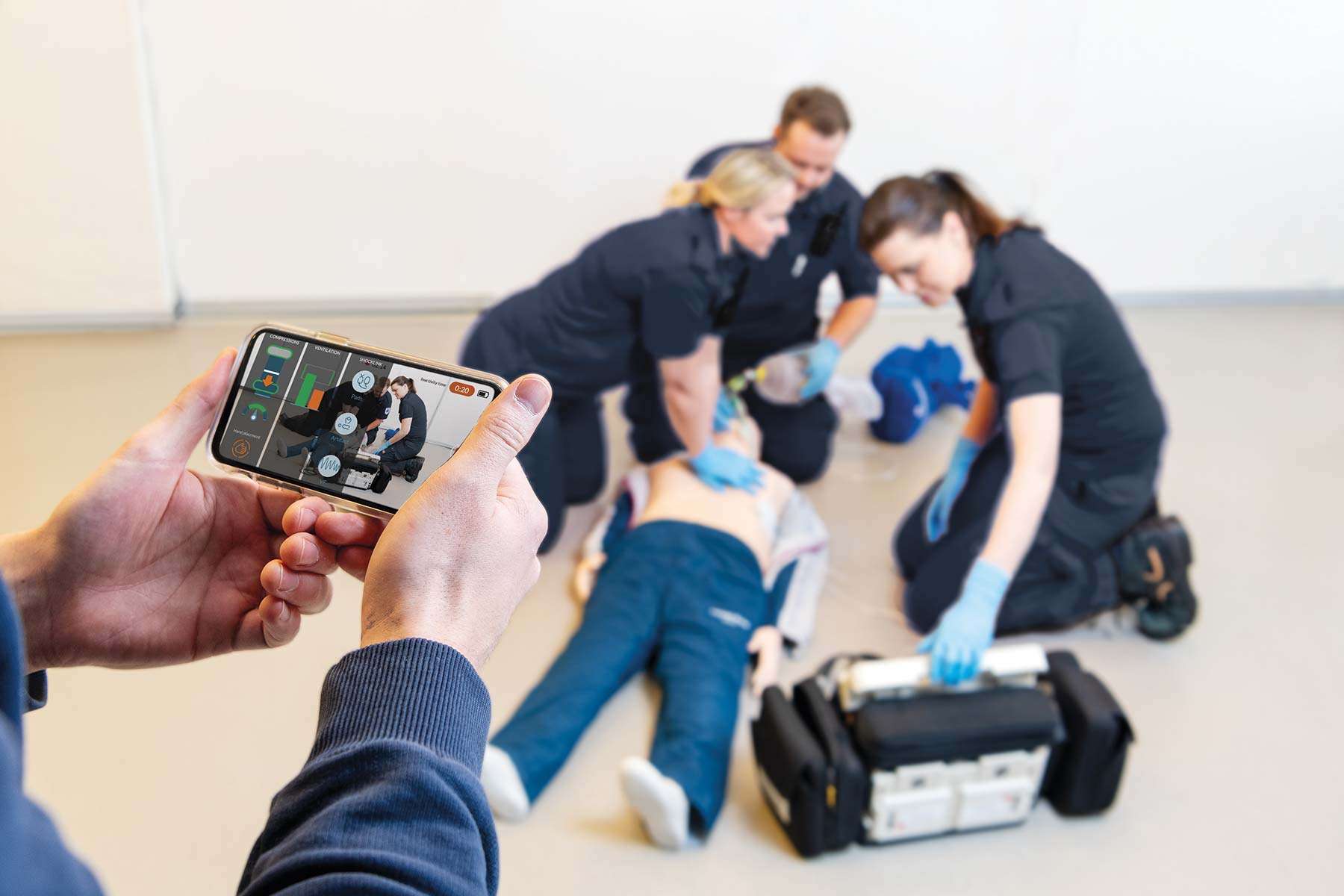 TeamReporter with Resusci Anne QCPR