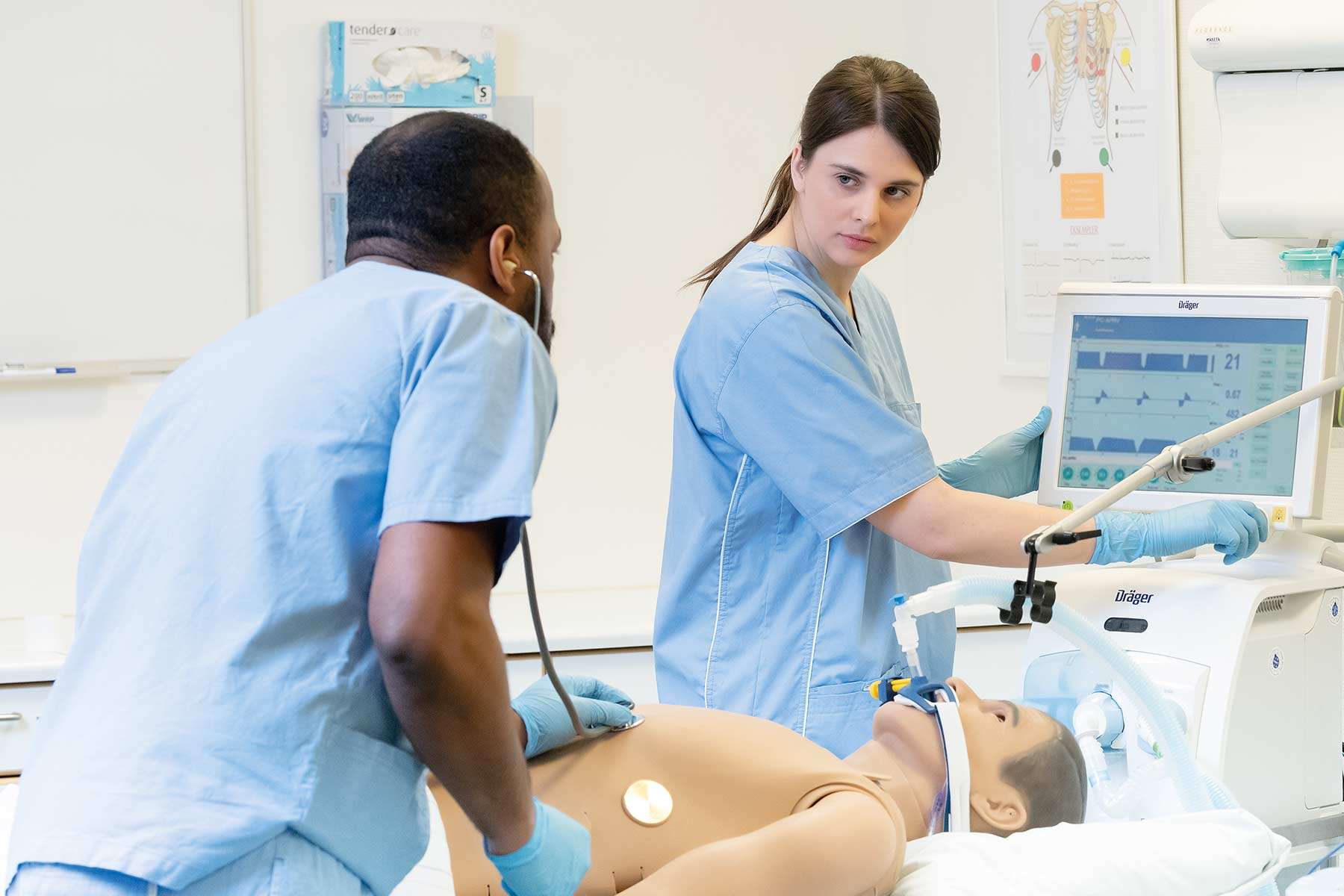 Symulator oddyychania ASL 5000