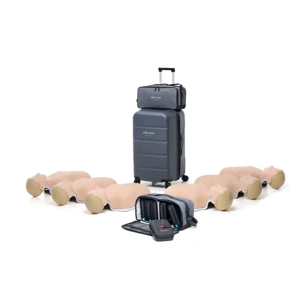 Zestaw 6 fantomów do nauki RKO z AED