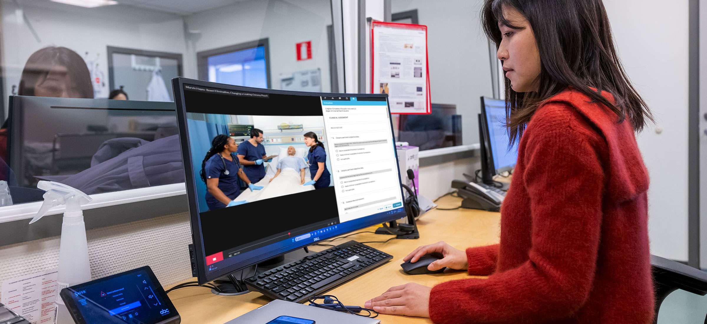 Using SimCapture to Debrief using Nursing Anne Simulator Male