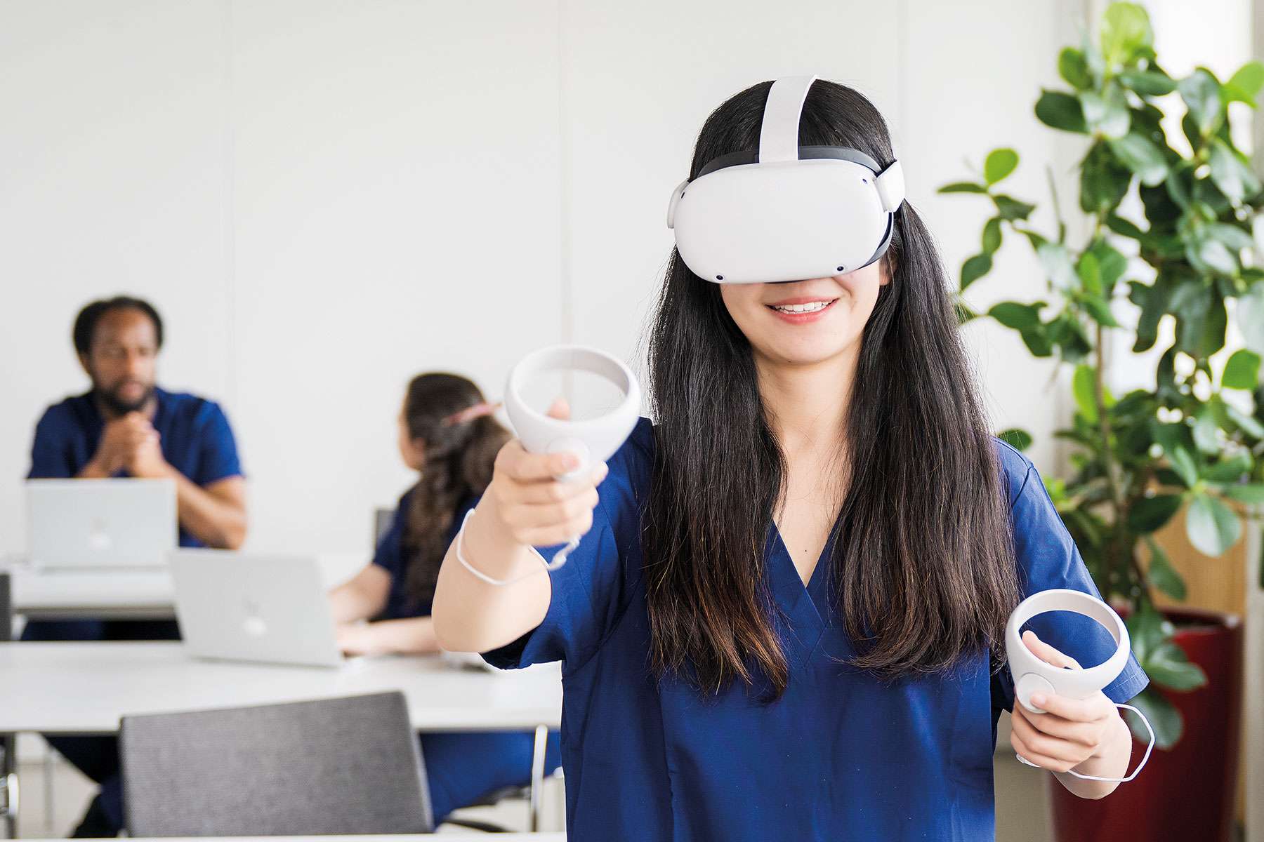 Student using vrClinicals for Nursing