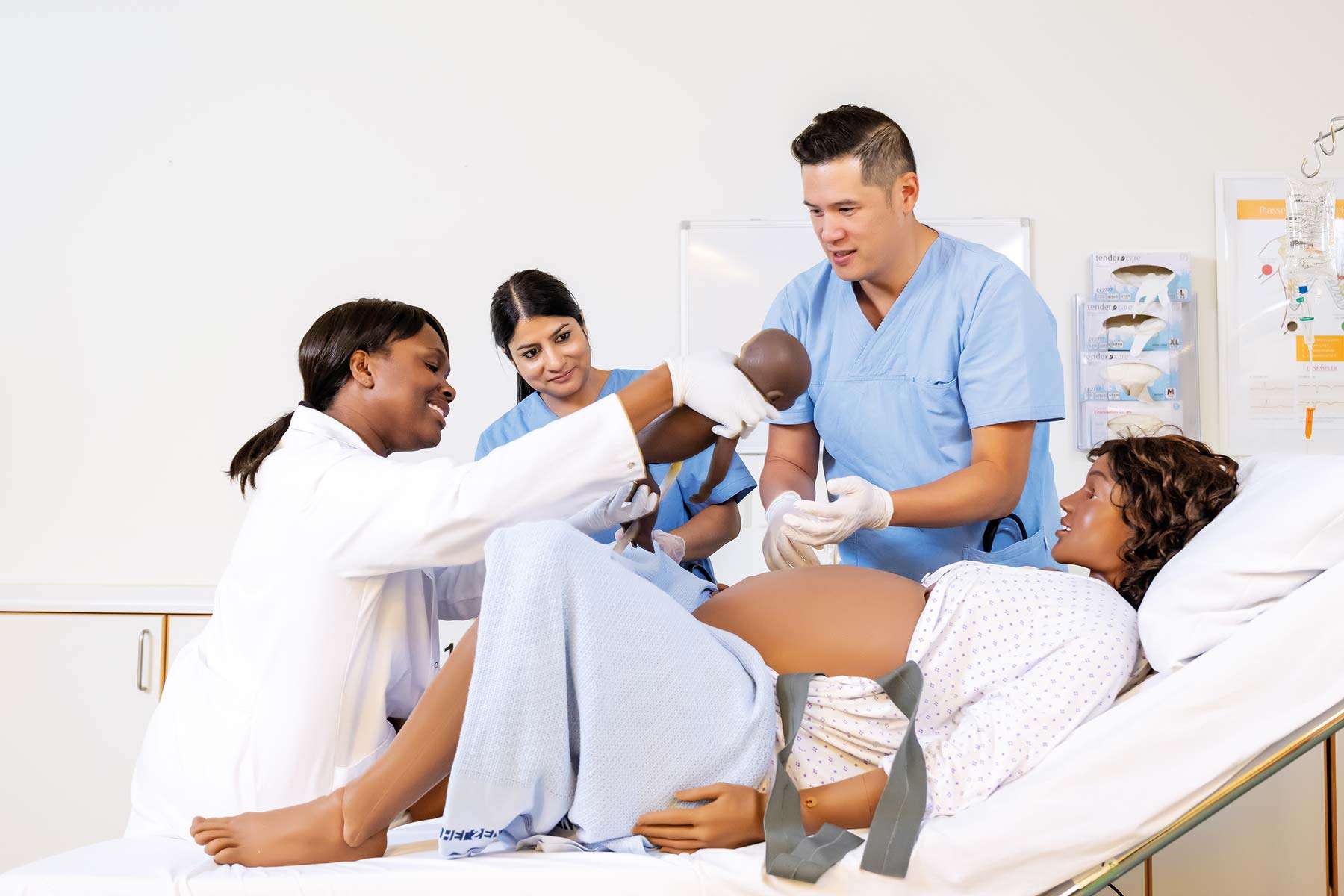 MamaAnne Doctor Nurses with Baby
