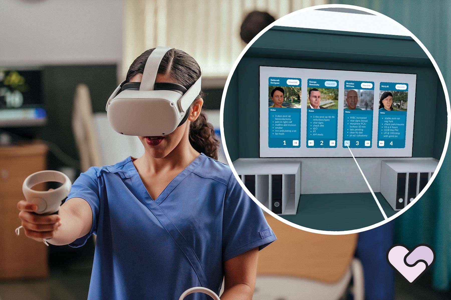 vrClinicals for Nursing - powered by samaritan