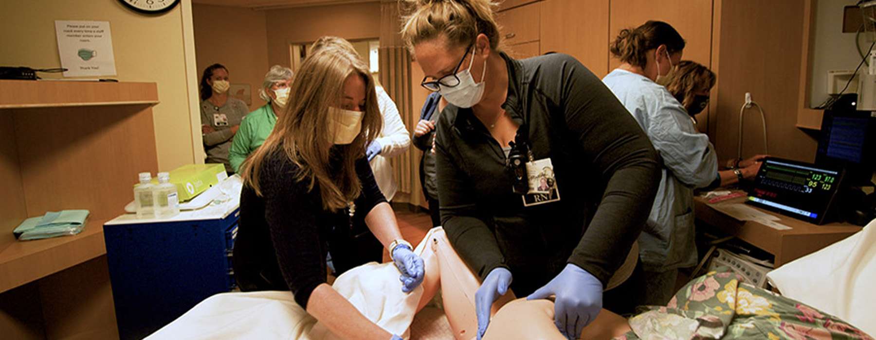 Practice on MamaAnne at Pullman Regional Hospital.
