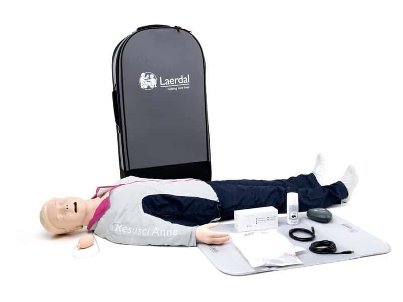 Resusci Anne QCPR AW Ganzkörper in Trolley Koffer Airwaykopf Resusci Anne QCPR AW Ganzkörper in Trolley Koffer Airwaykopf
