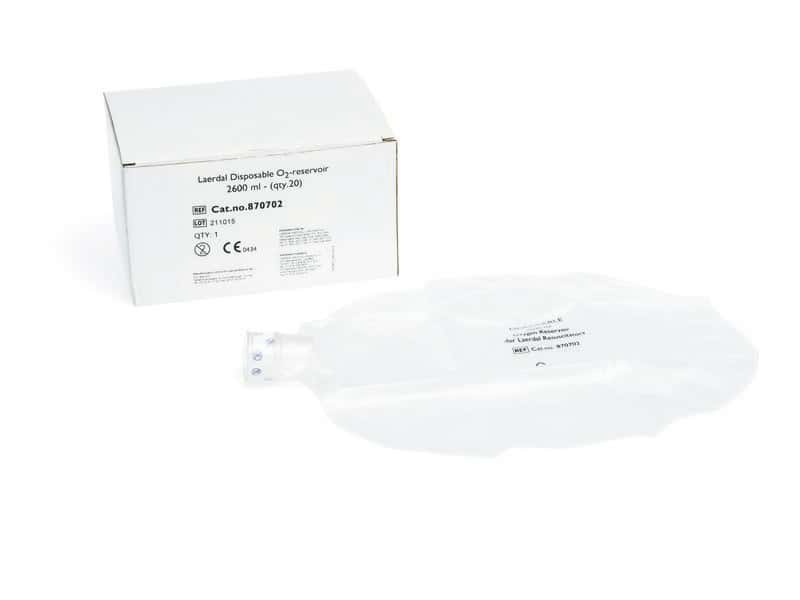 Kertakäyttöinen happivaraajapussi 2600ml 20 kpl