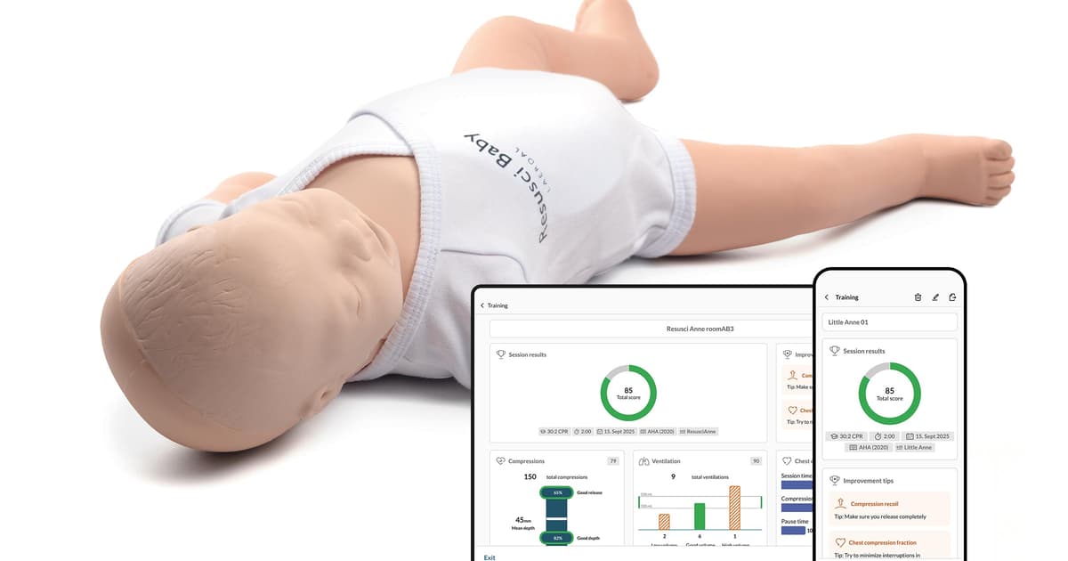■レールダル　Resusci   Baby Resusci Baby QCPR | Laerdal Medical