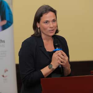 Karoline Linde, CEO of Laerdal Global Health,