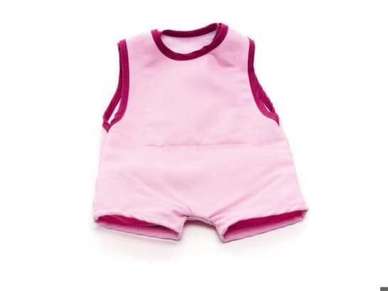 Baby Anne Jumpsuit with Rib Plate