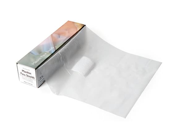 Manikin Face Shields 6 rolls of 36 sheets