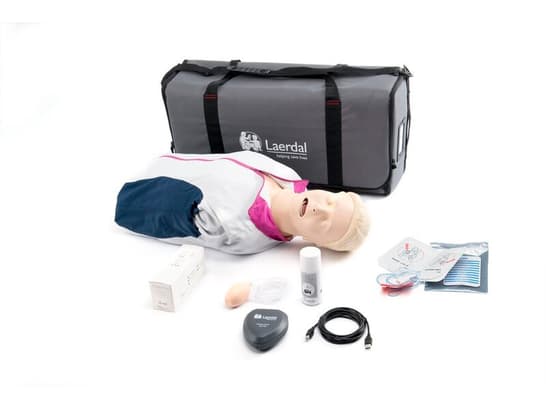 Resusci Anne QCPR AED AW Torso in Tragetasche Airwaykopf