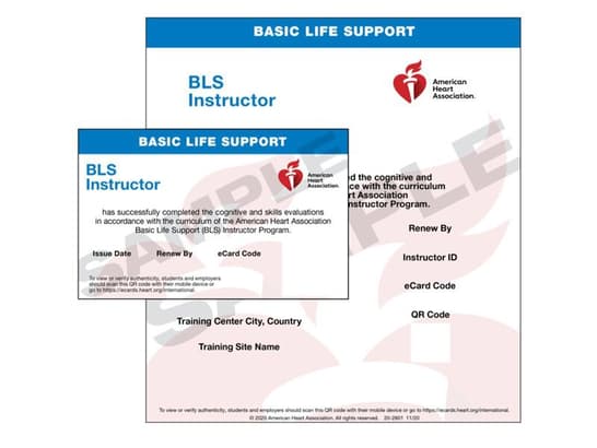 IVE BLS Instructor eCard