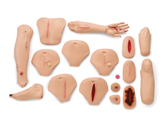 Kit de blessures, modules de soin et d'examen