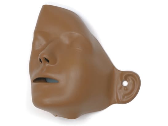 Adult Manikin Faces, dark Skin pack of 6