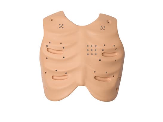 Chest Plate Adult Female; Plain