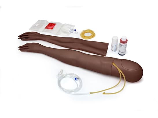 Female Multi-Venous IV Training Arm Kit, Brown