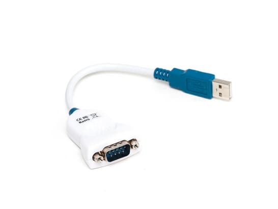 10 cm (4 in.) USB serial adapter cable.