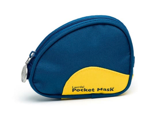 Pocket Mask w/O2,SP (Blue, IE)