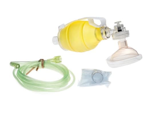 The BAG II Resuscitator Child w/mask #3, pkg 12