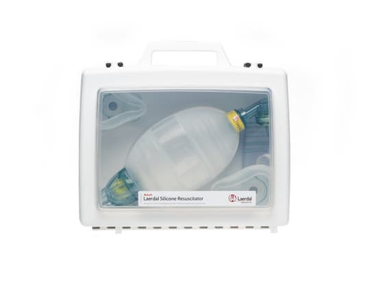 Laerdal Silicone Resuscitator, Adult Complete in Display Case
