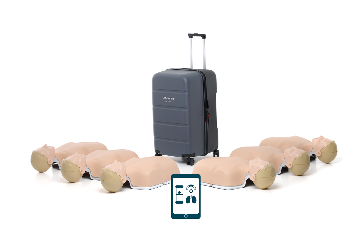 Sæt med Little Anne (light)  og AED Trainer