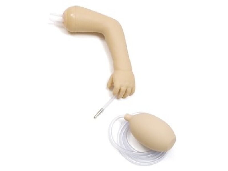 Left arm w/pulse bulb & tubing