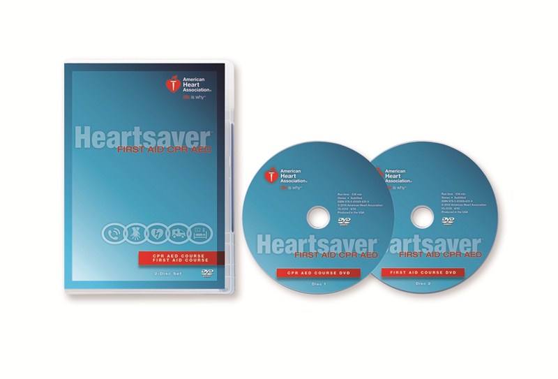 HSVR 1st Aid CPR AED DVD 2015 DVD rpls 90-1028