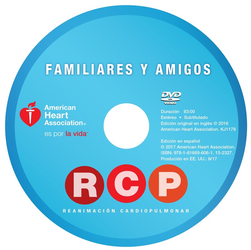 Familiares y Amigos DVD RCP- instructor (español)