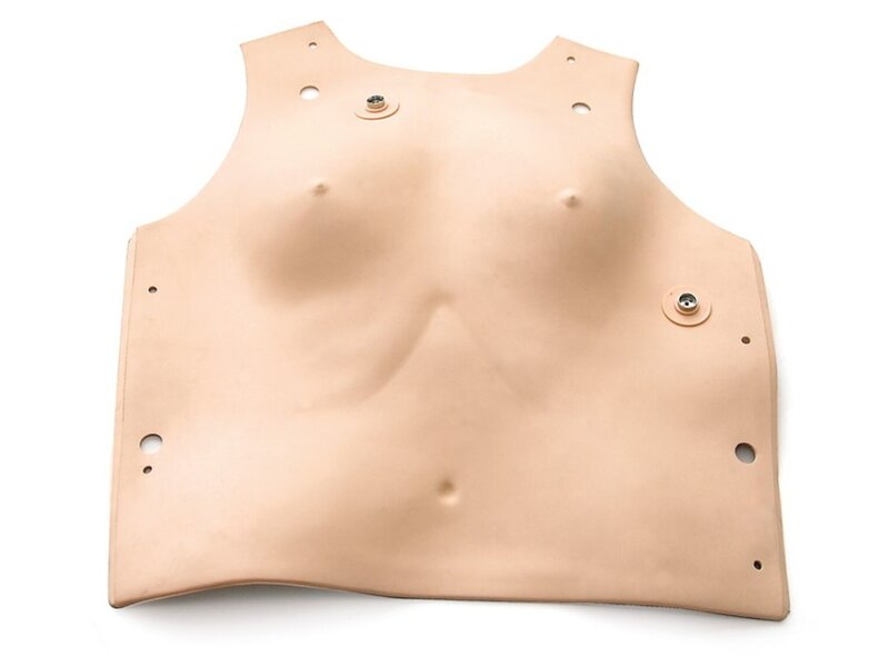 Chest Skin Replacement with studs connector for Resusci Anne Simulator
