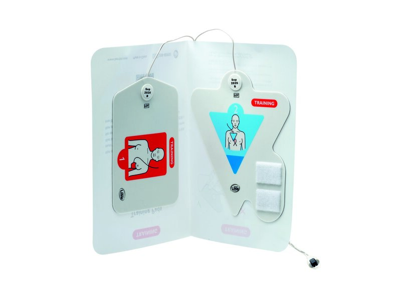 ShockLink Training Pads, Zoll adapted triangular