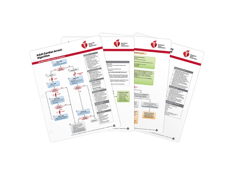 ACLS Emergency Crash Cart Cards