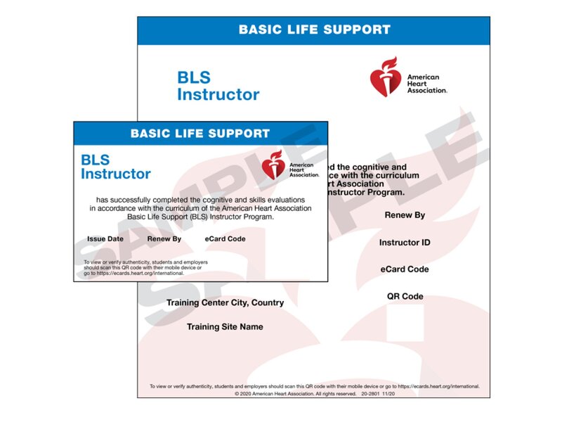 IVE BLS Instructor eCard