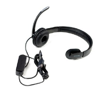 Casque avec microphone connecteur USB