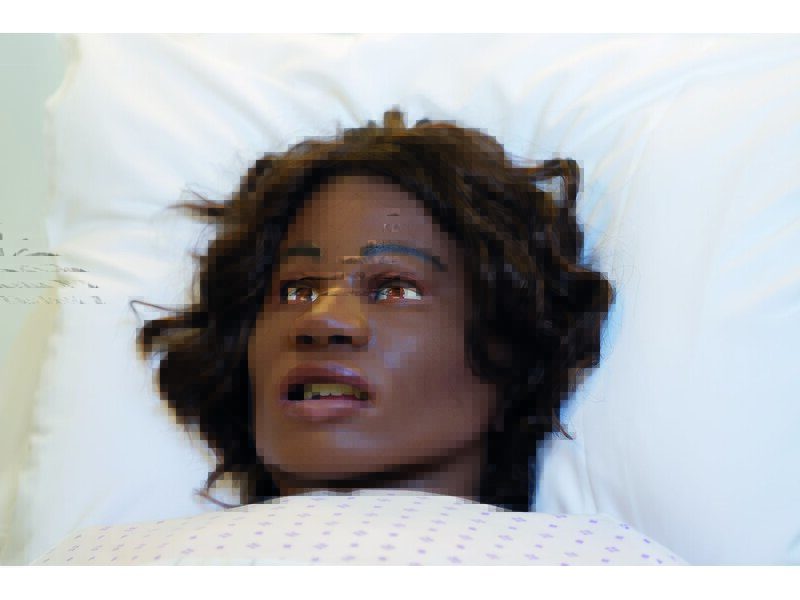 Peau de visage SimMan 3G PLUS féminine, version noire