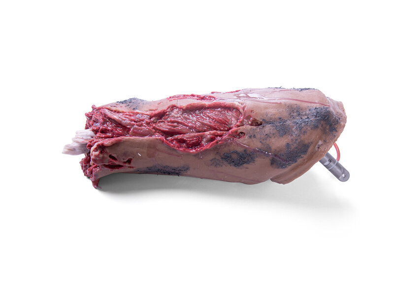 Complete Dark left leg Amp w/ core 