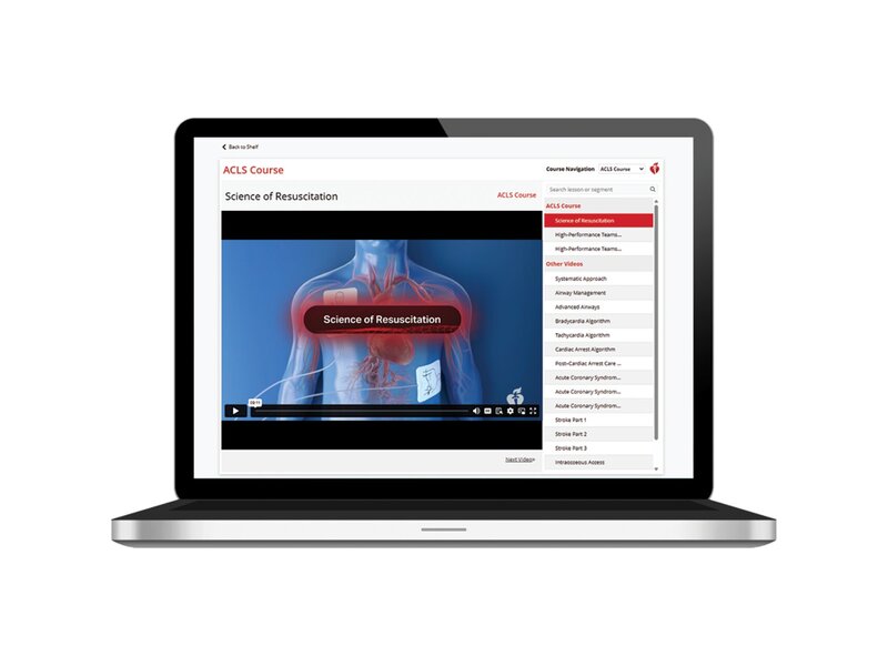 ACLS Provider Course Videos: Digital and Streaming (International English)