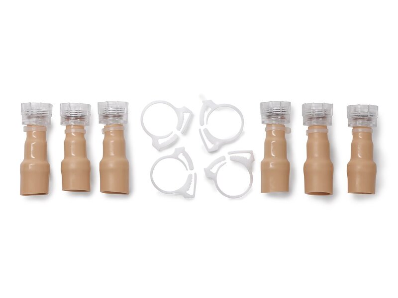 Valve/Clamp Set, Pediatric, Anal (3), Urinary (3)