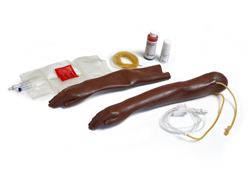 Pediatric Multi-Venous IV Training Arm Kit Dark