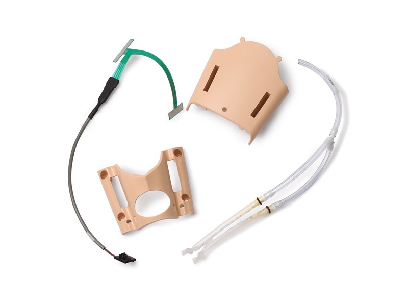 Shroud Assembly with Pulse & Sensors; SimMan Head